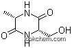 Molecular Structure of 13174-73-7 ((3S,6S)-3-(hydroxymethyl)-6-methylpiperazine-2,5-dione)
